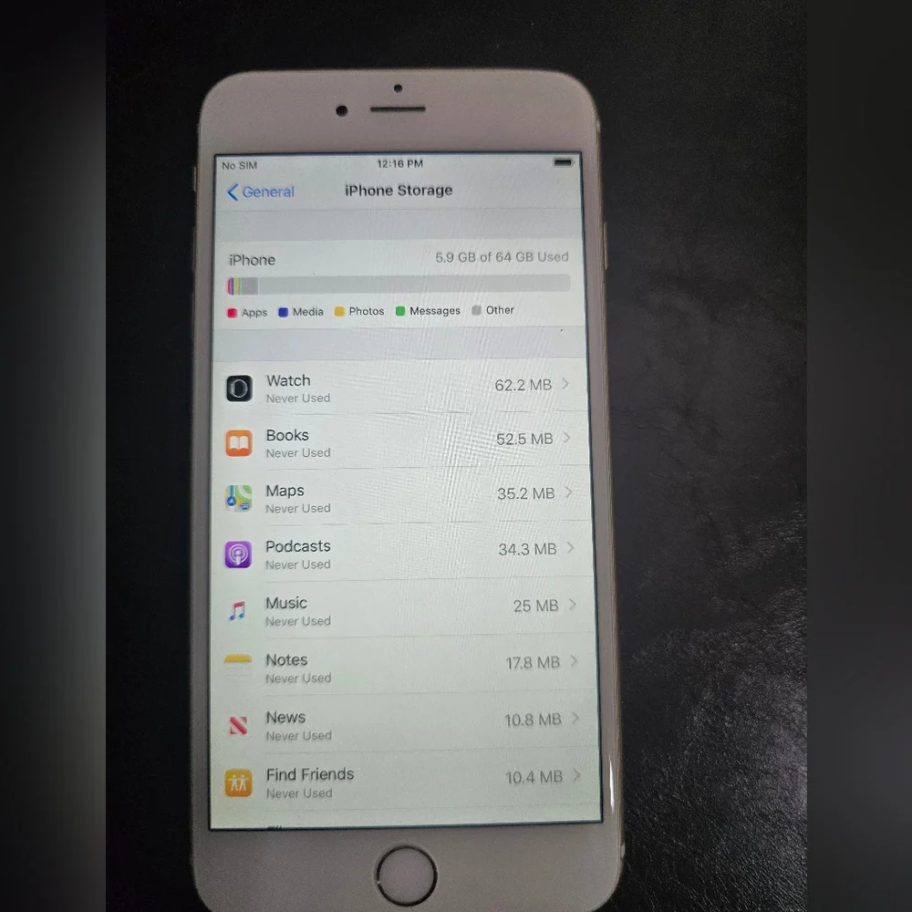 Apple iPhone 6‎ plus unlocked rose gold